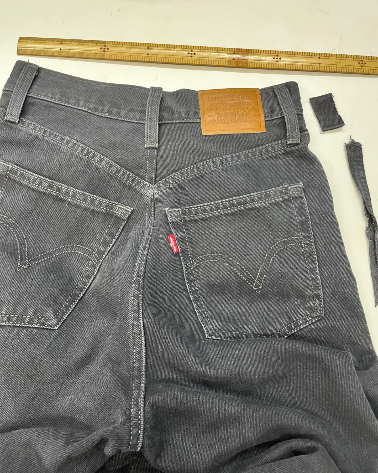 デニムのウエスト詰め👖