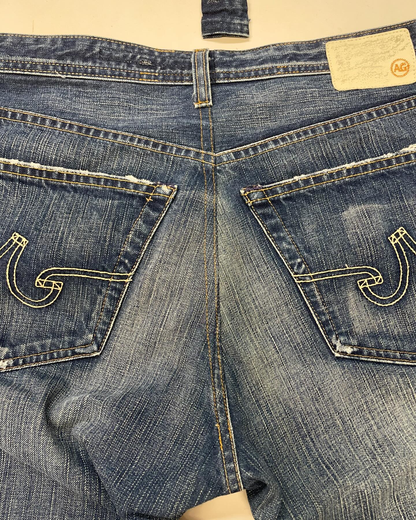 デニムのウエスト詰め👖