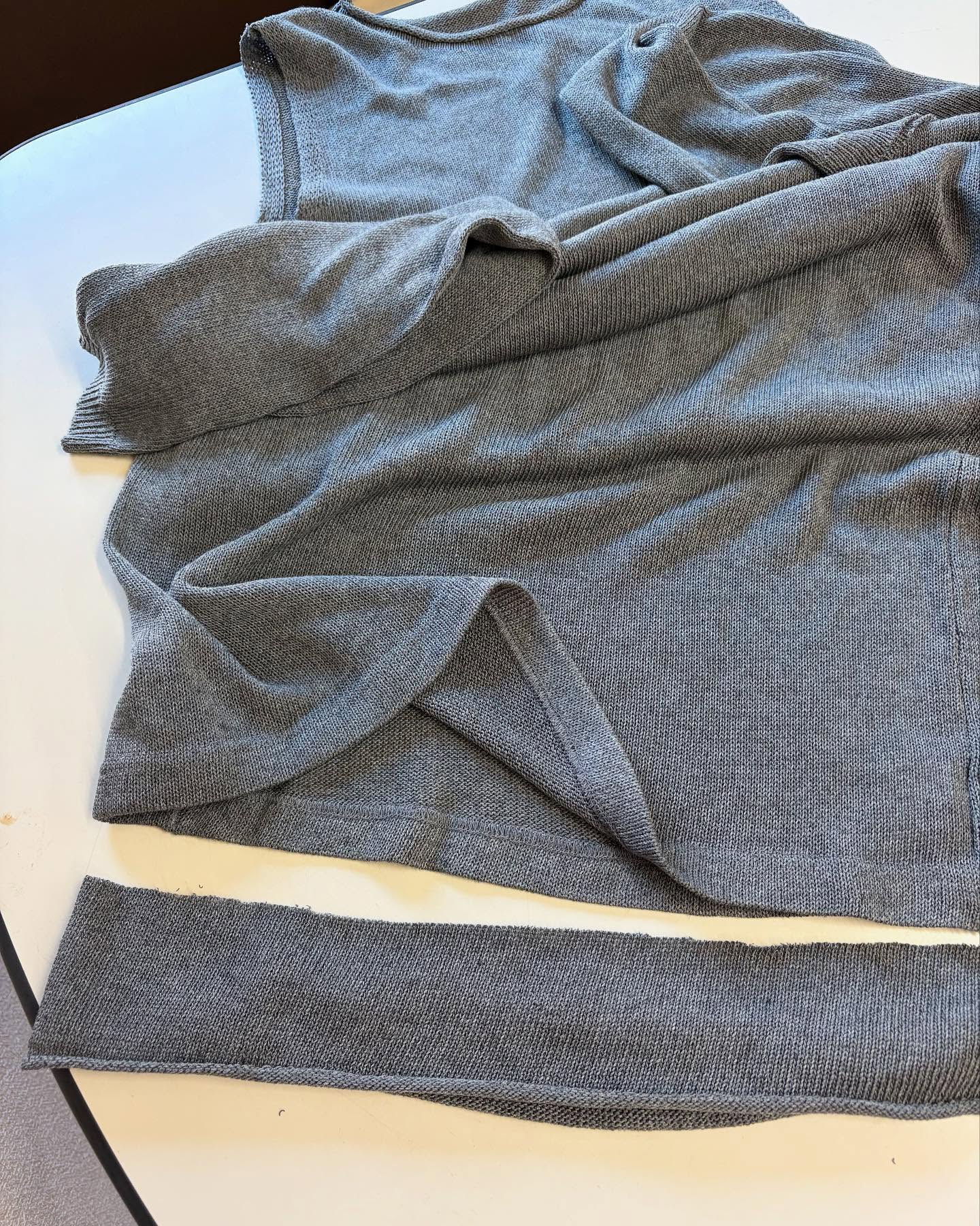 サマーニットに丈直し👗✨