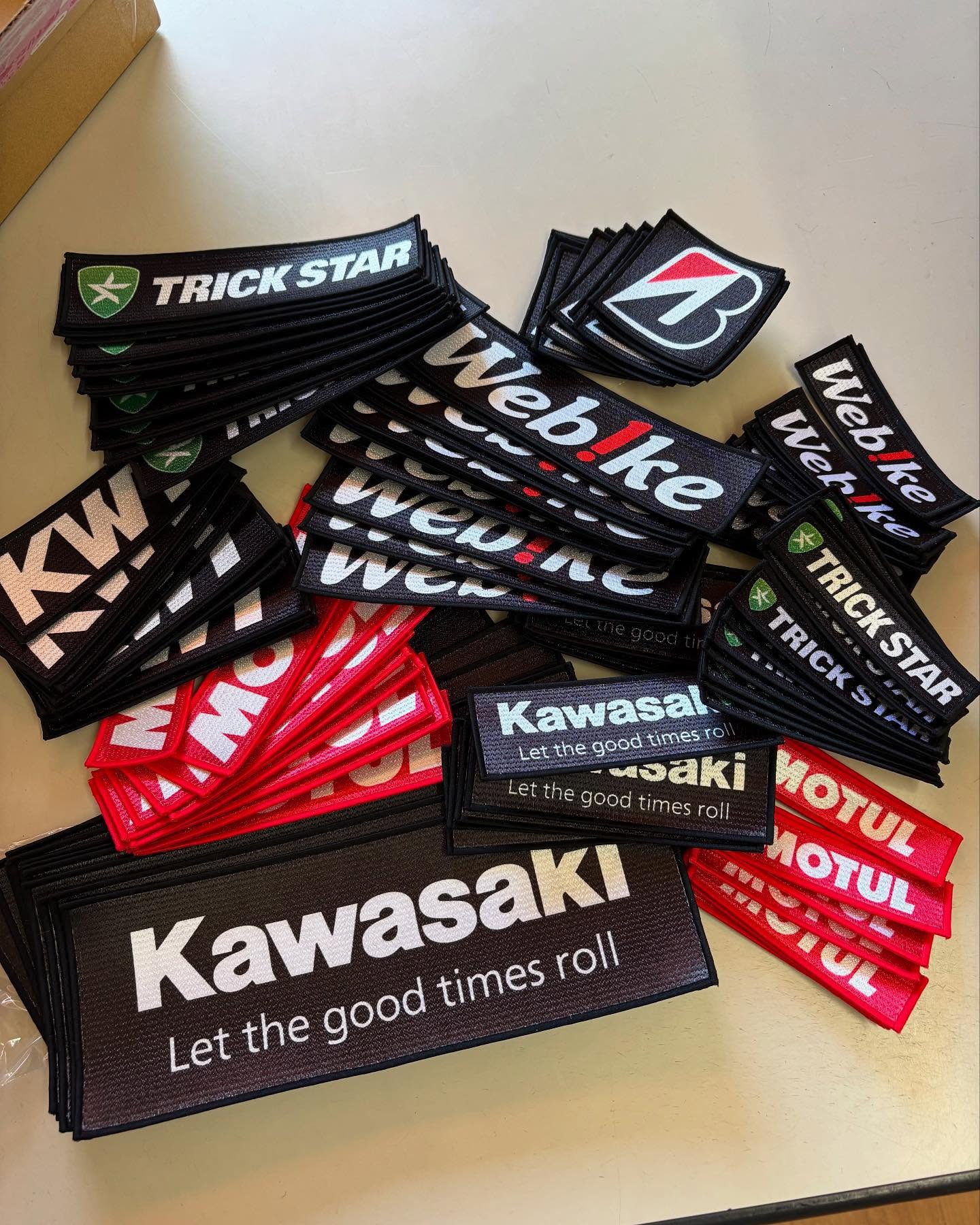 🏍️ワッペン付け🌟🧵🪡