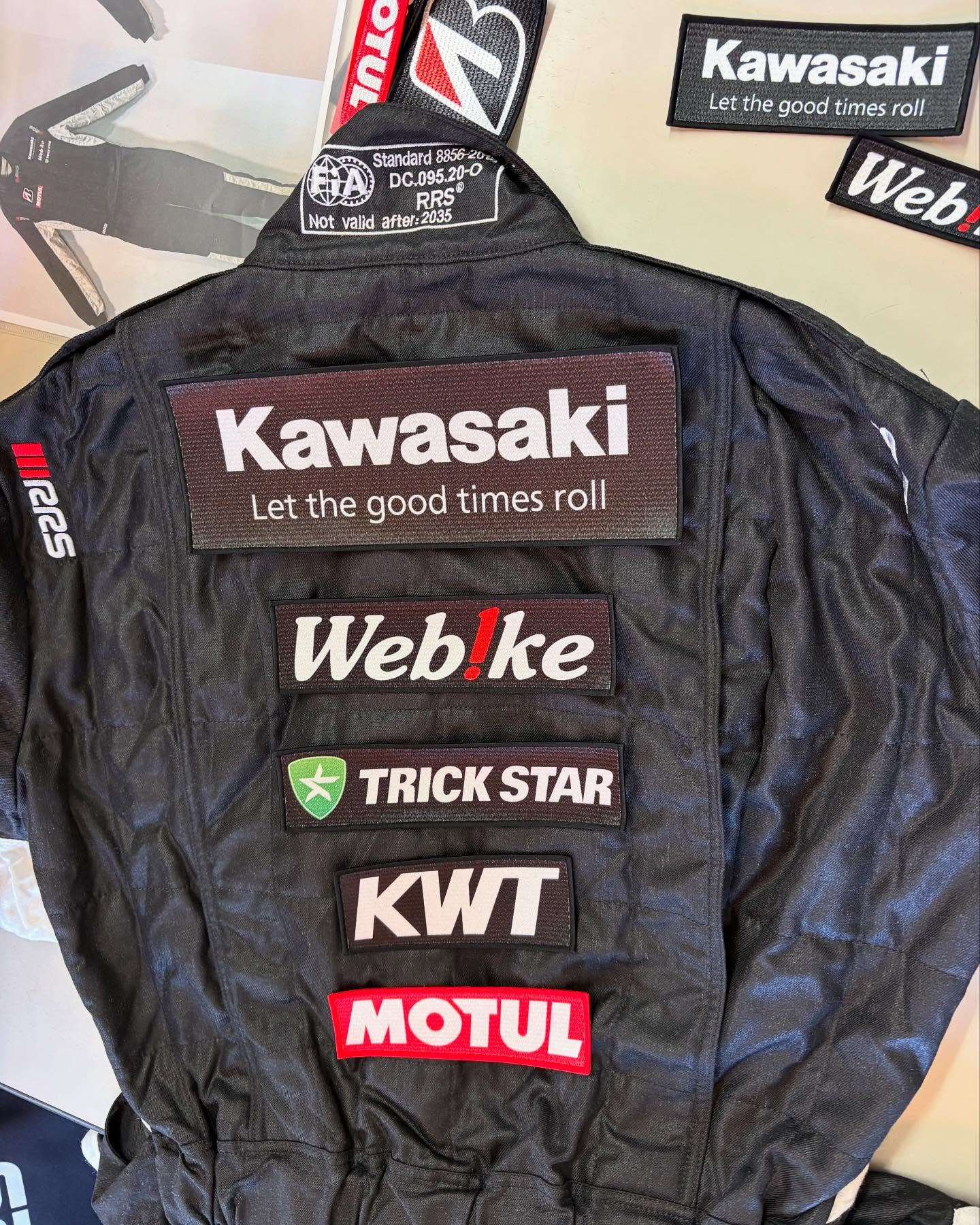 🏍️ワッペン付け🌟🧵🪡