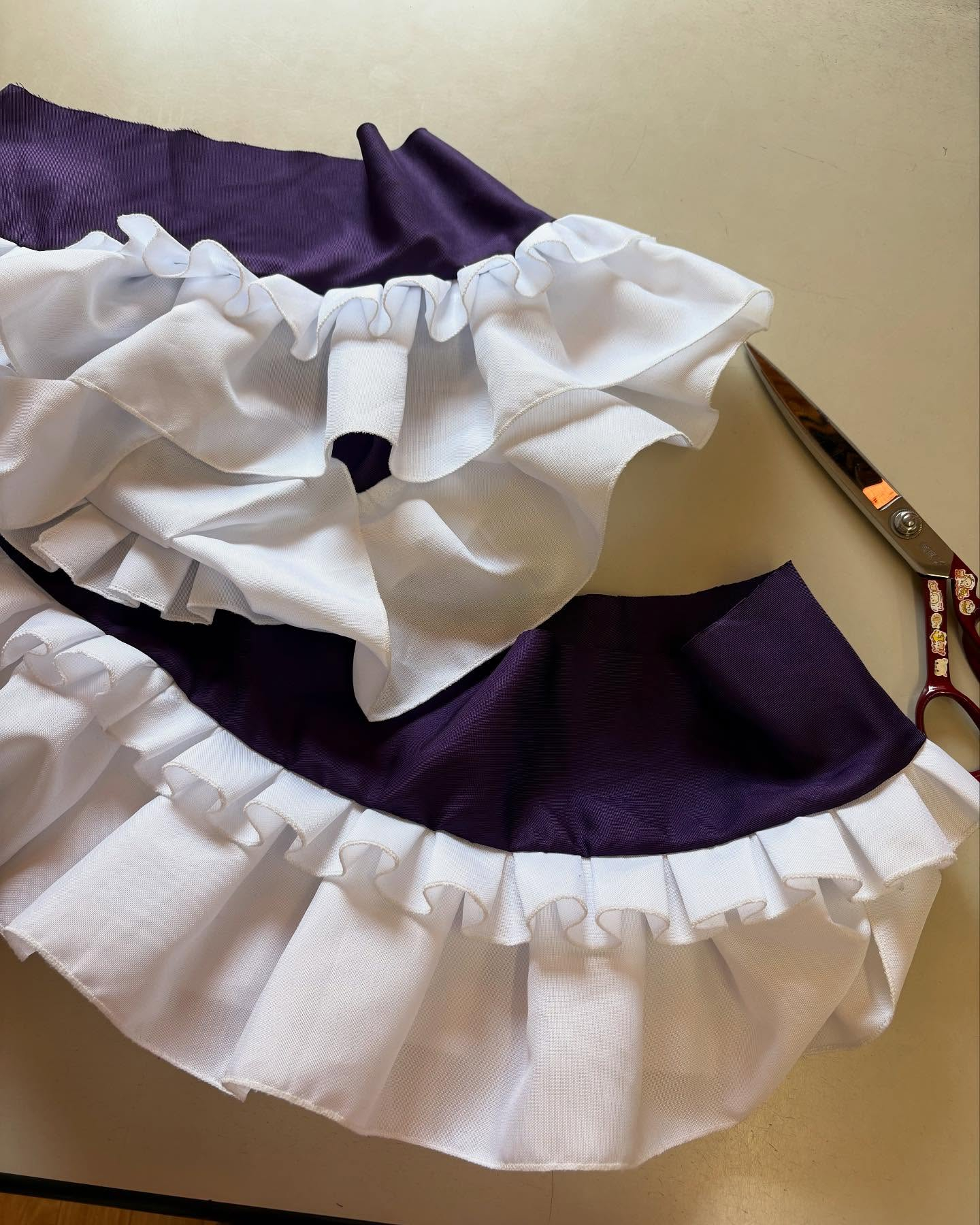 コスプレ衣装の丈直し✂️🧵