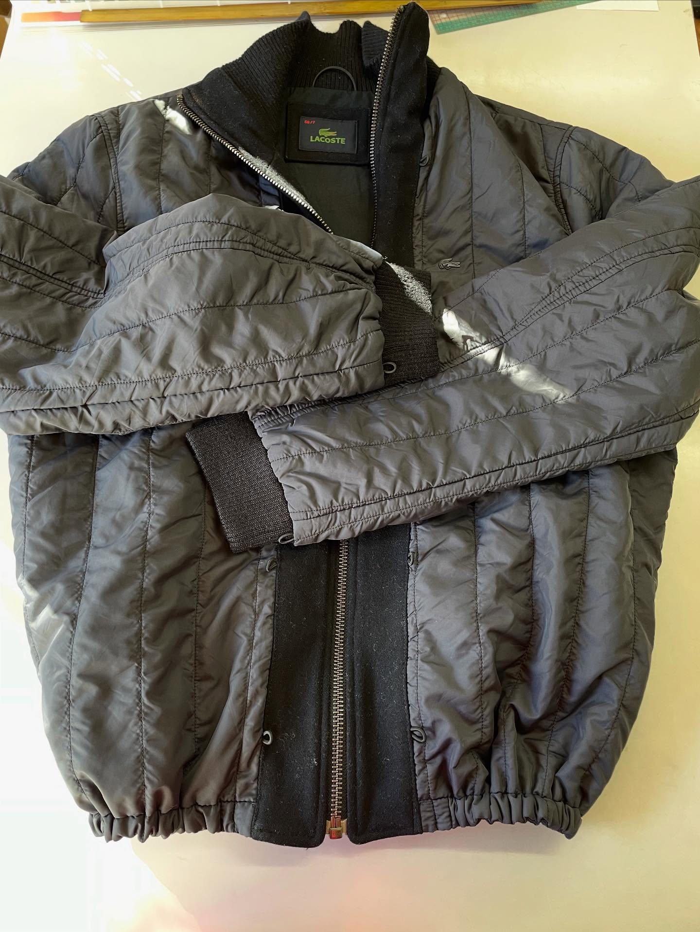 ブルゾンのウエストゴム替え🧵🪡