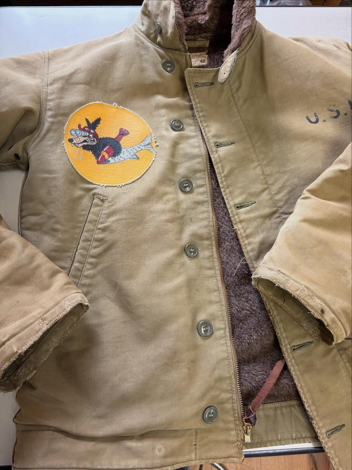 ワッペン縫い付け🧵🪡