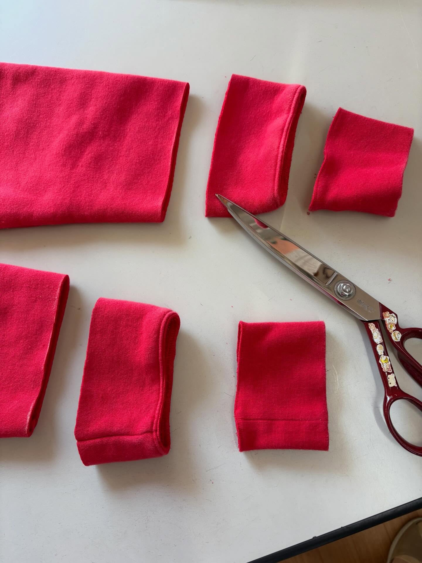 袖丈カット✂️🧵🪡