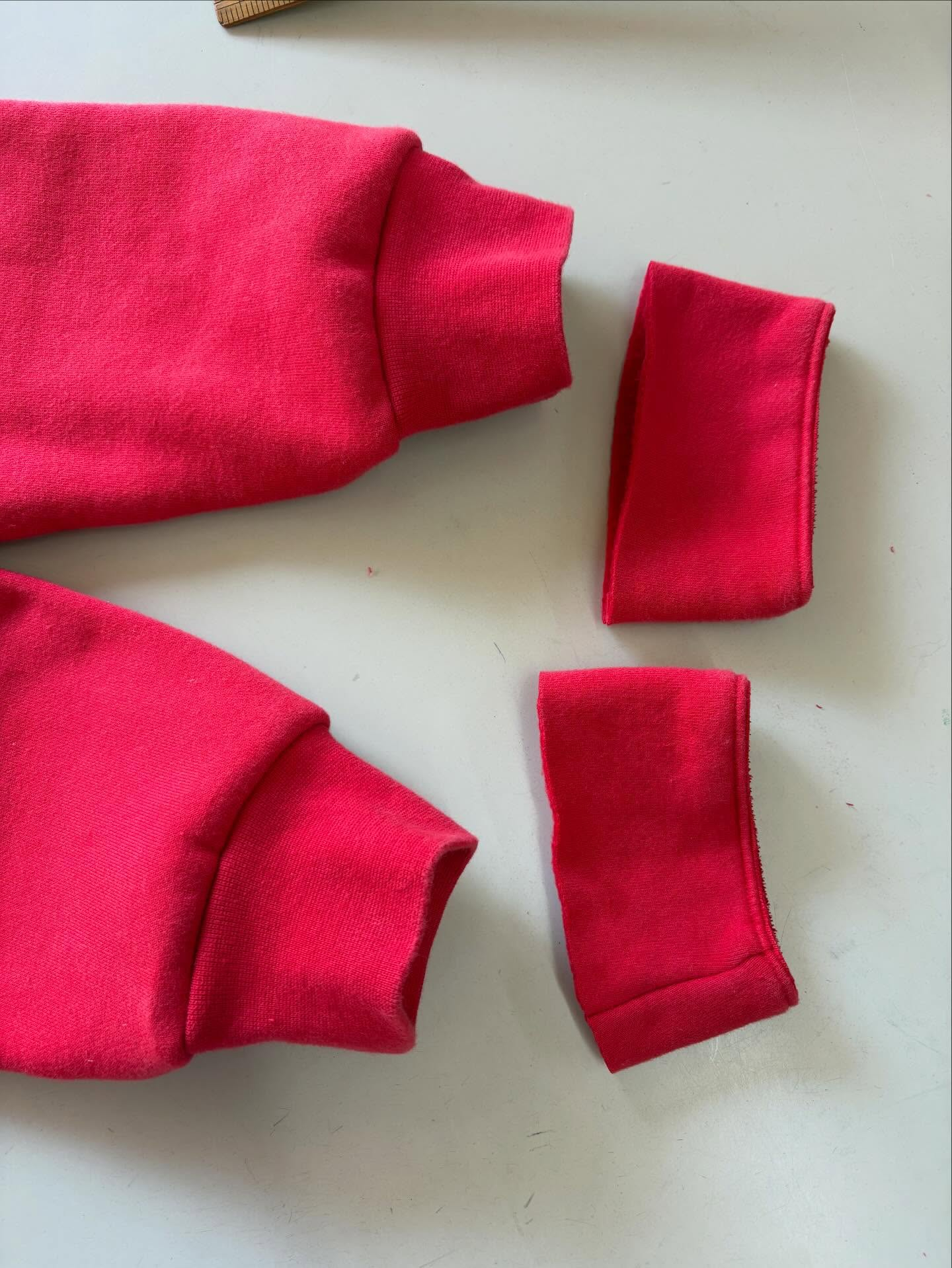 袖丈カット✂️🧵🪡