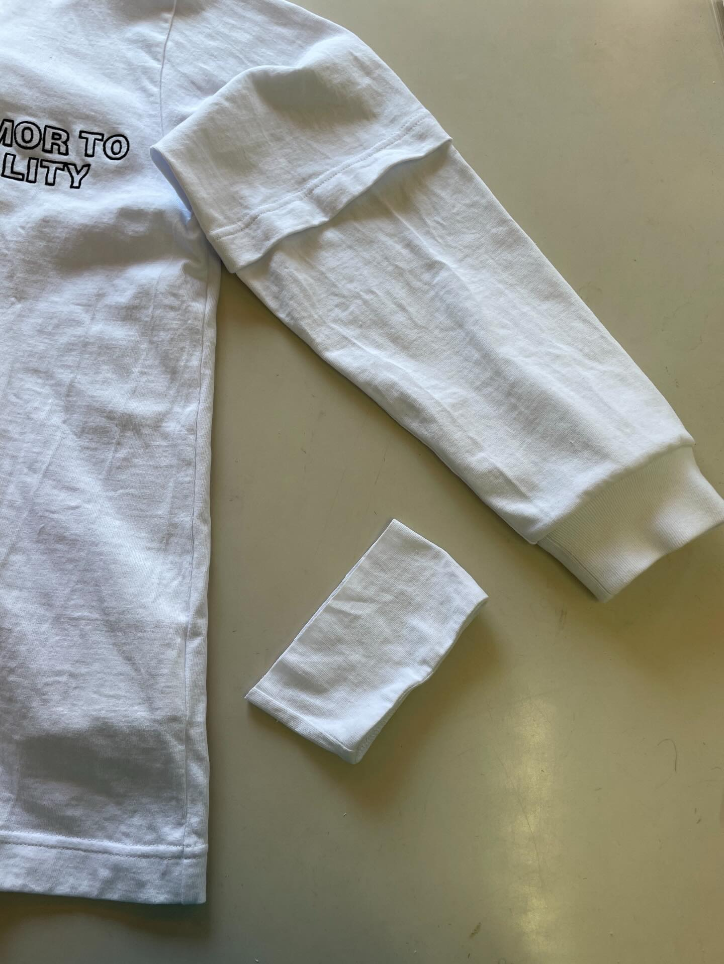 袖丈カット✂️🧵🪡