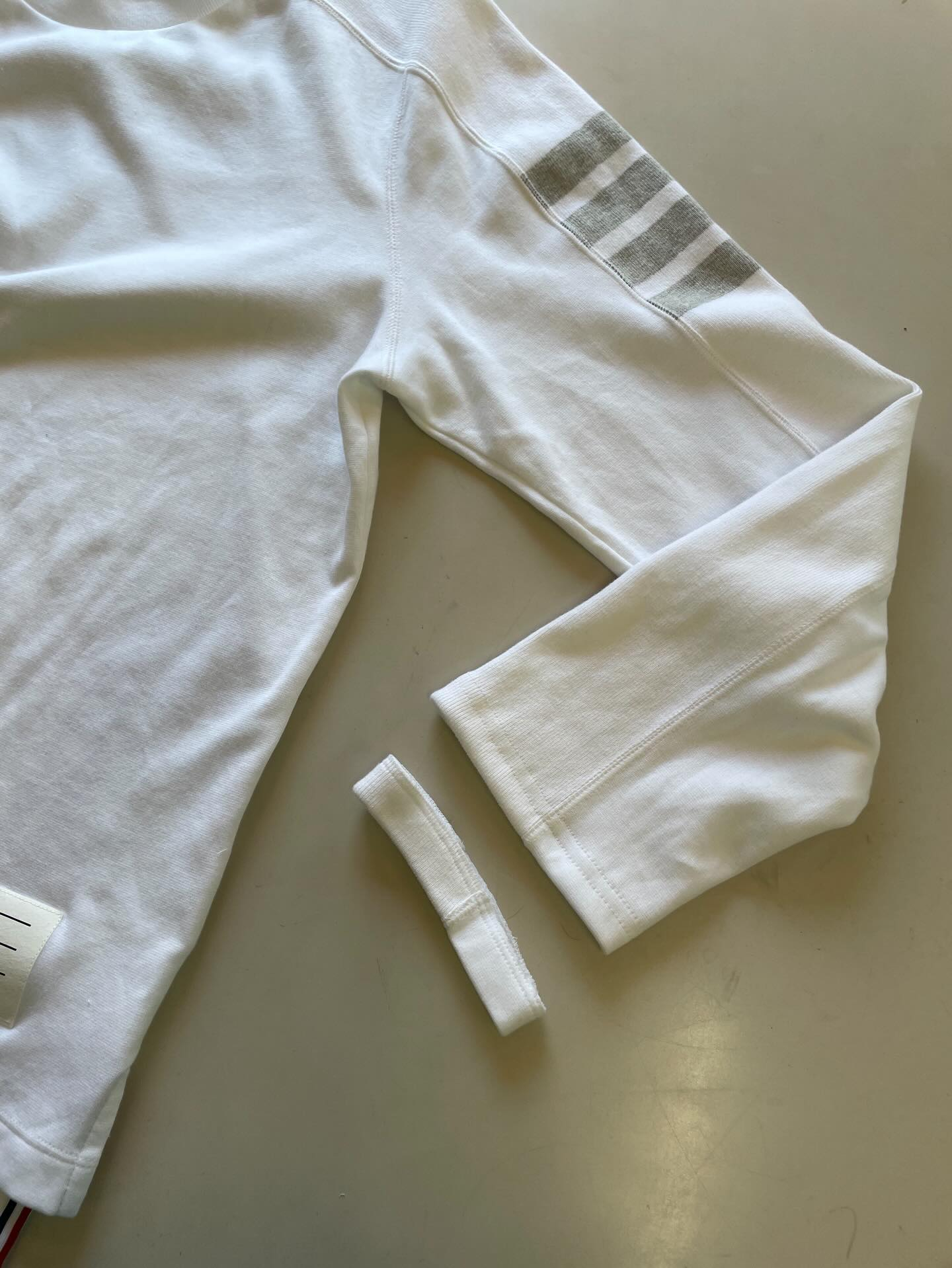 袖丈カット✂️🧵🪡