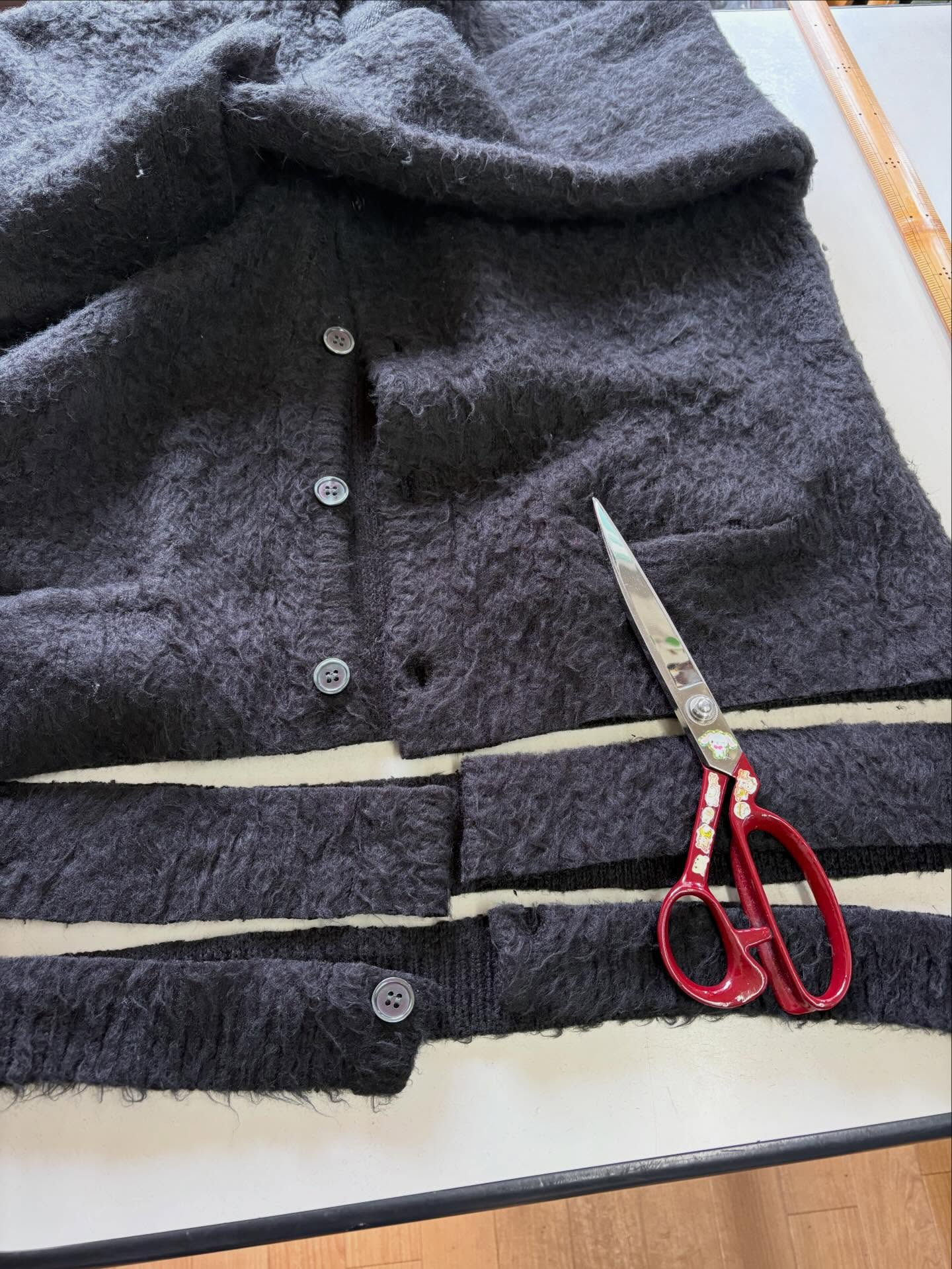 フリース素材のお直し✂️🧵🪡