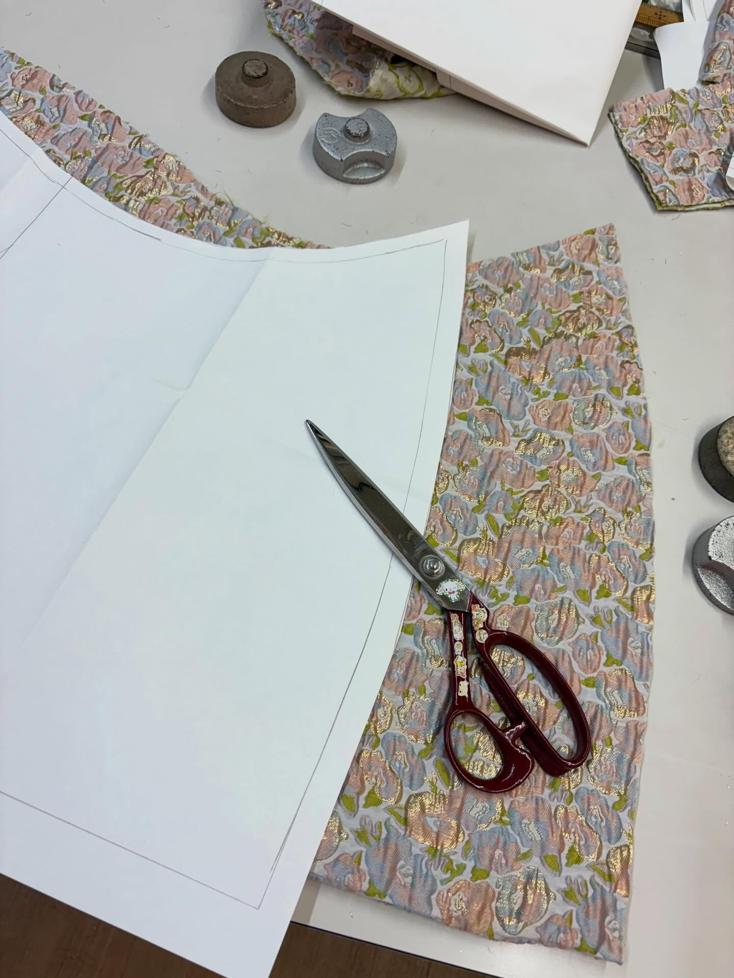 スカート仕立て🪡🧵