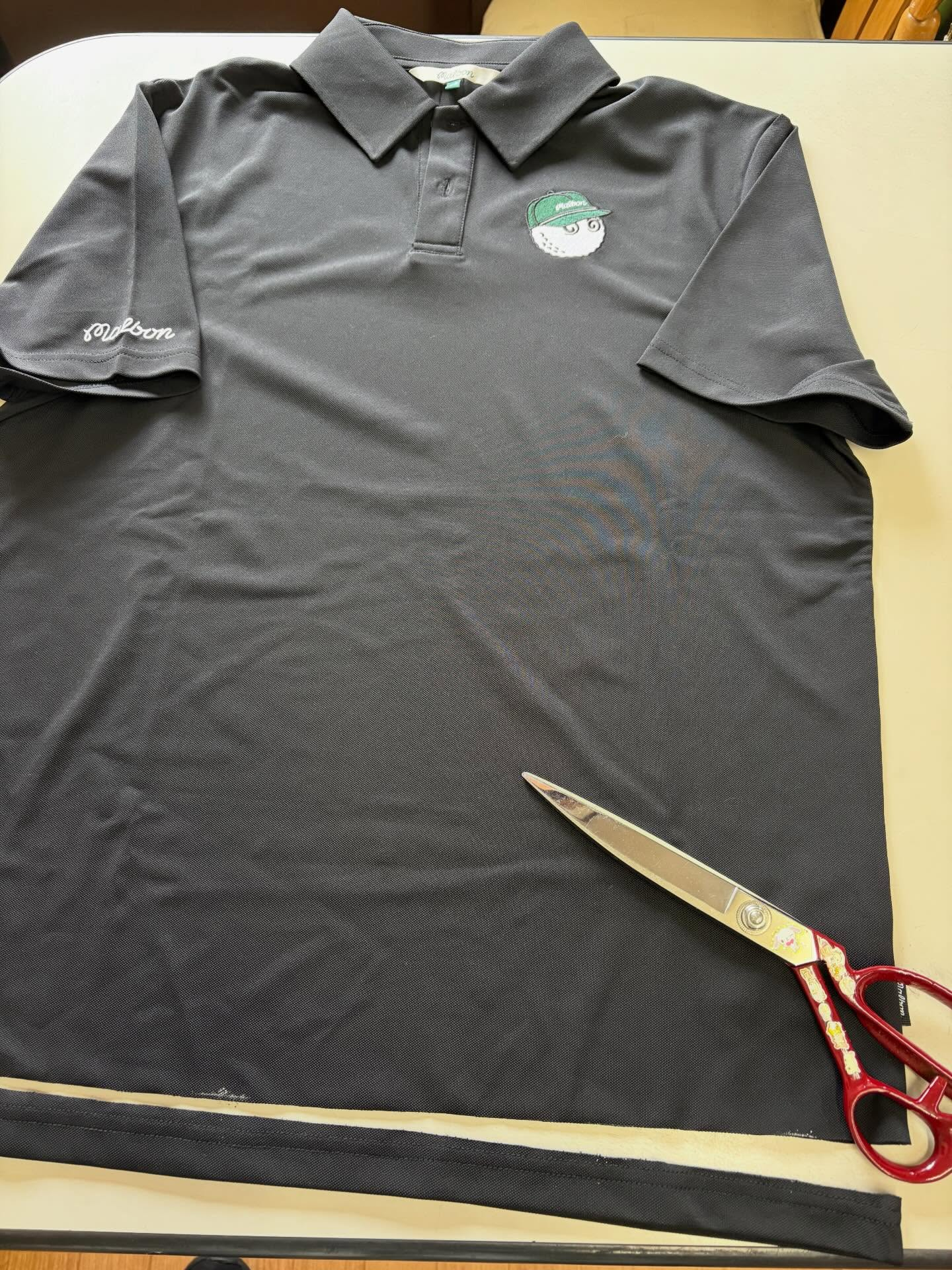 Tシャツ着丈直し✂️👕