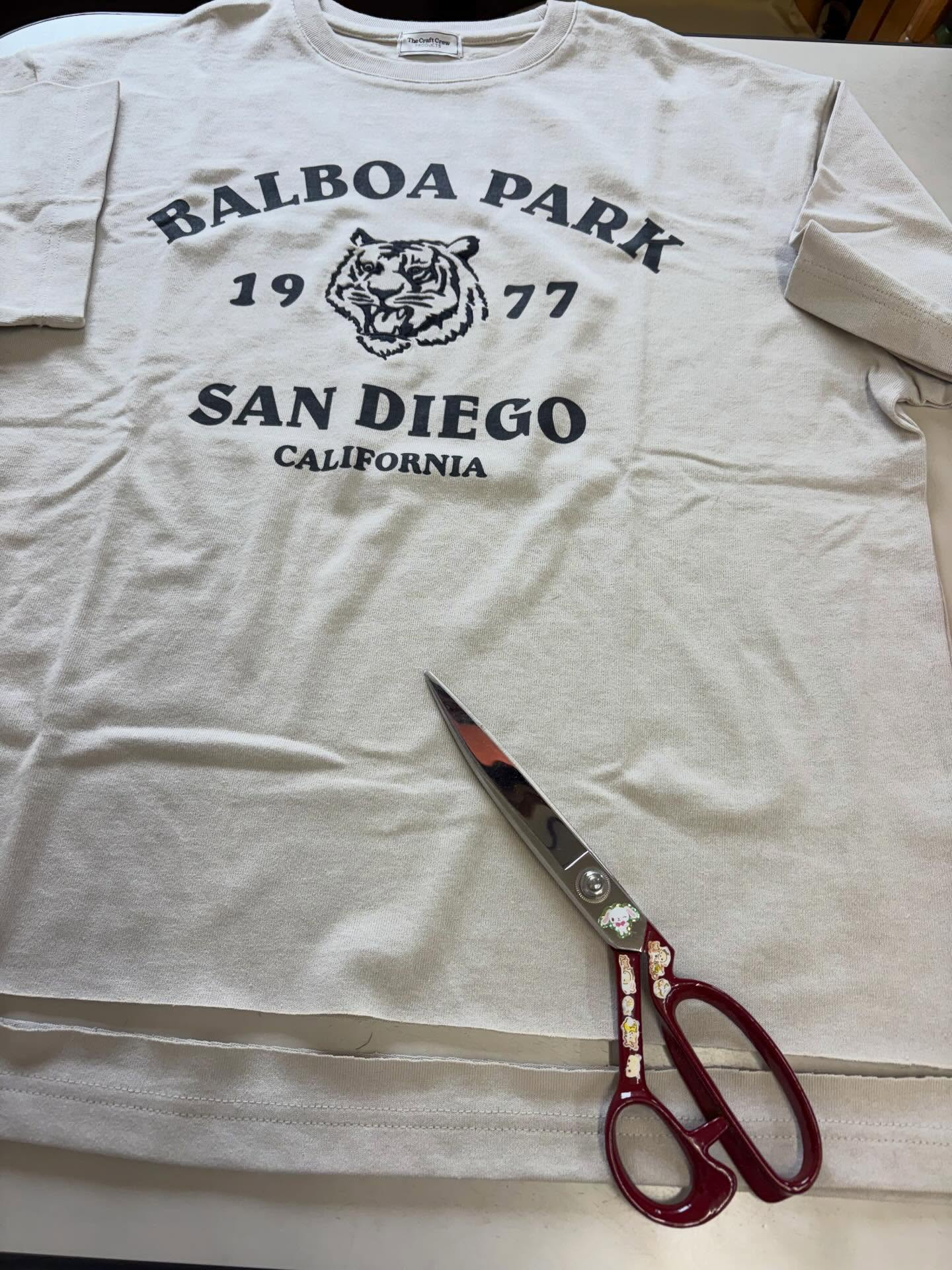 Tシャツ着丈直し✂️👕