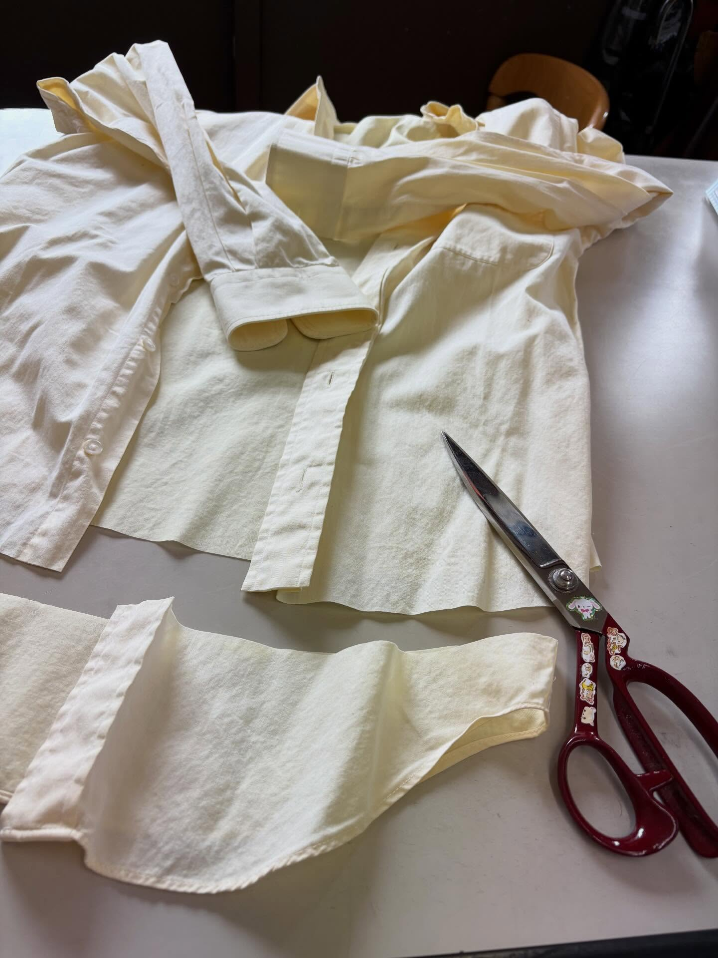 シャツの丈カット👔✂️