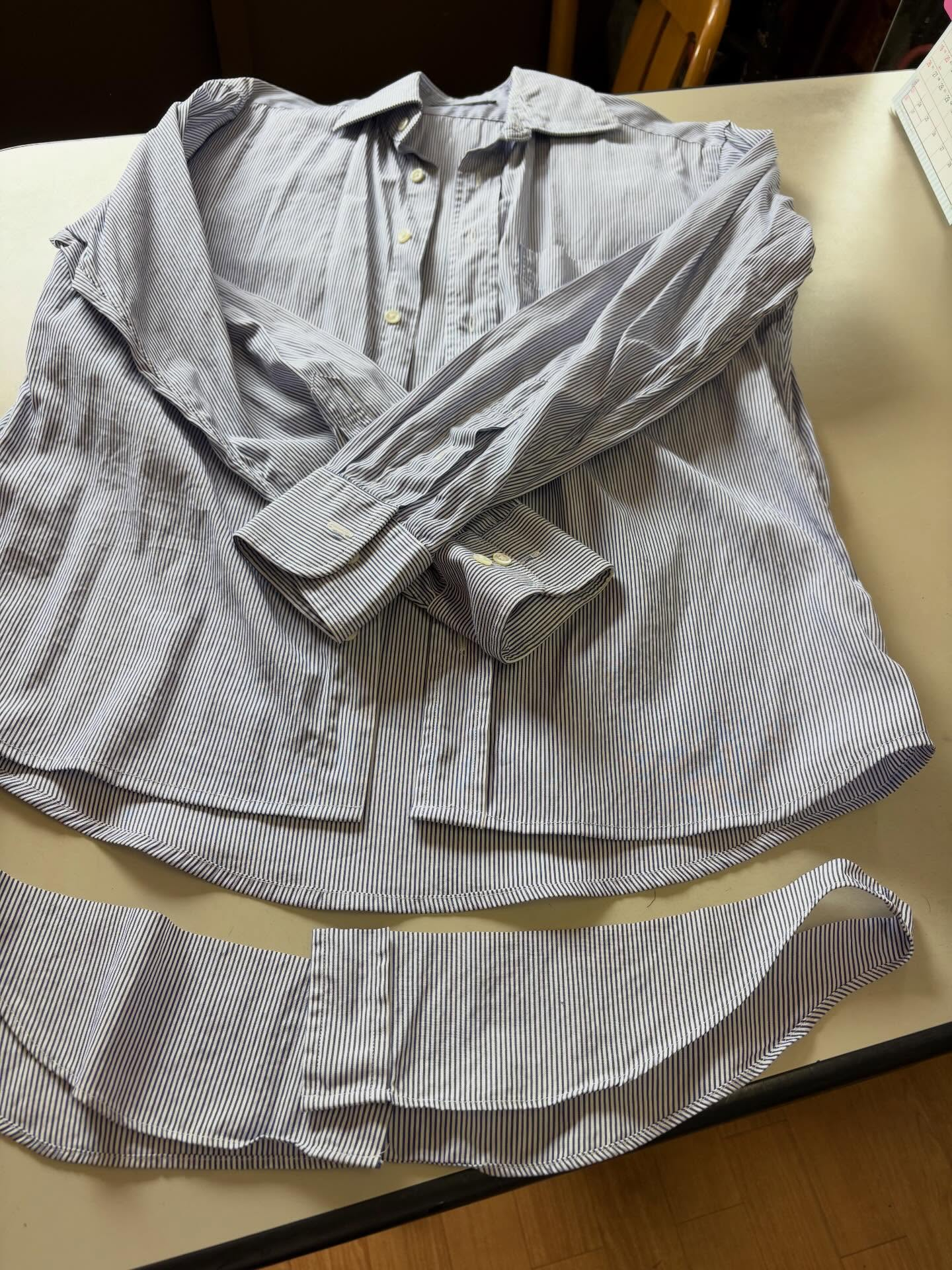 シャツの丈カット👔✂️