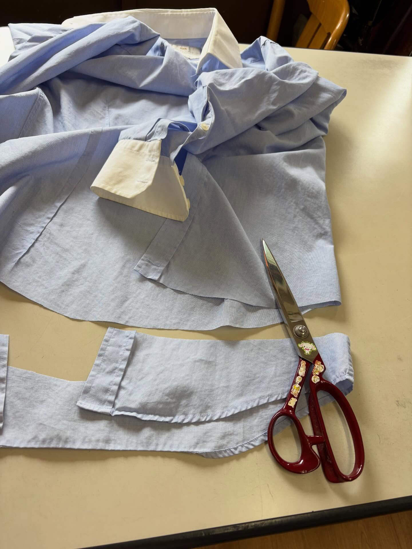 シャツの丈カット👔✂️