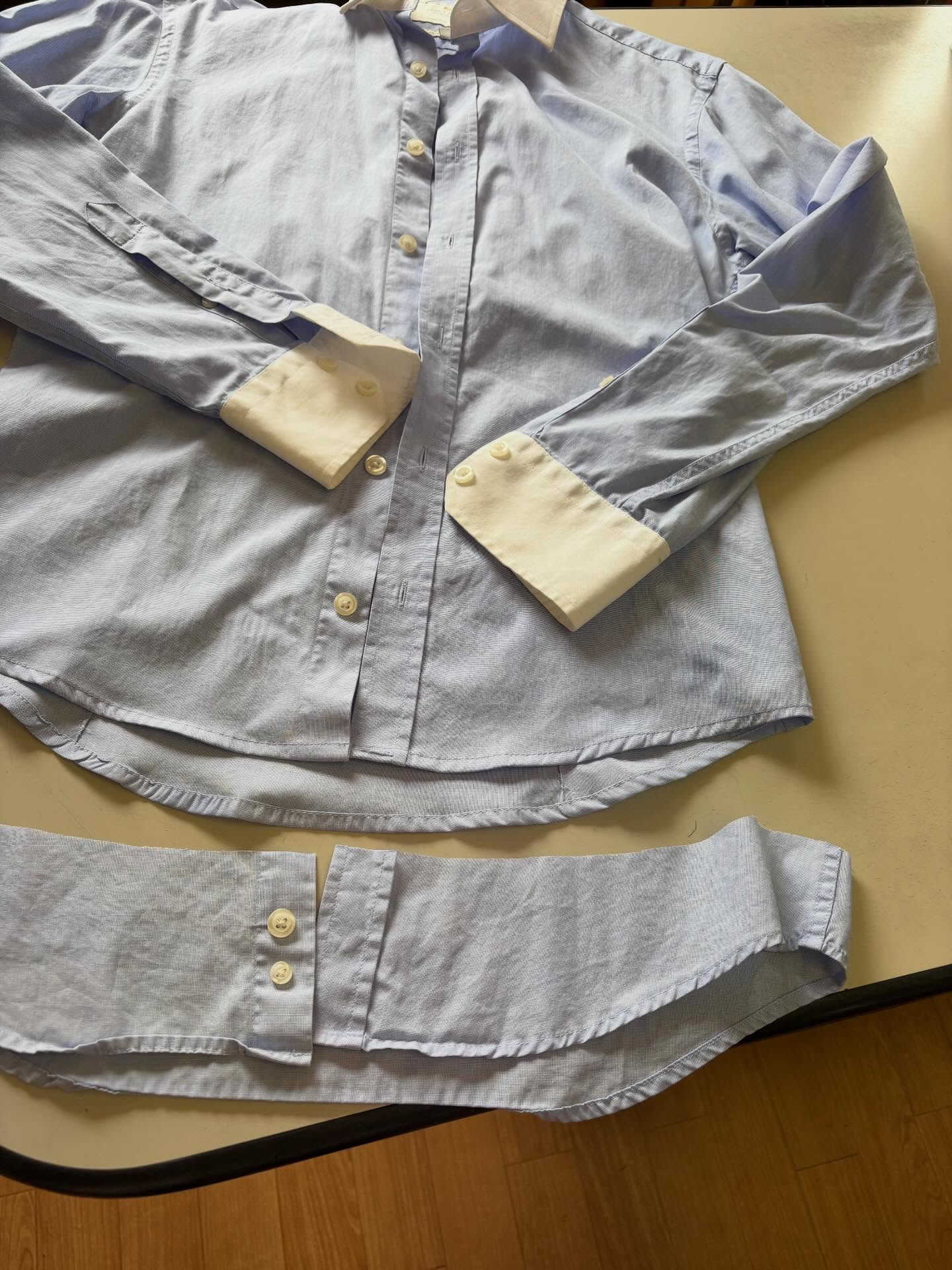 シャツの丈カット👔✂️