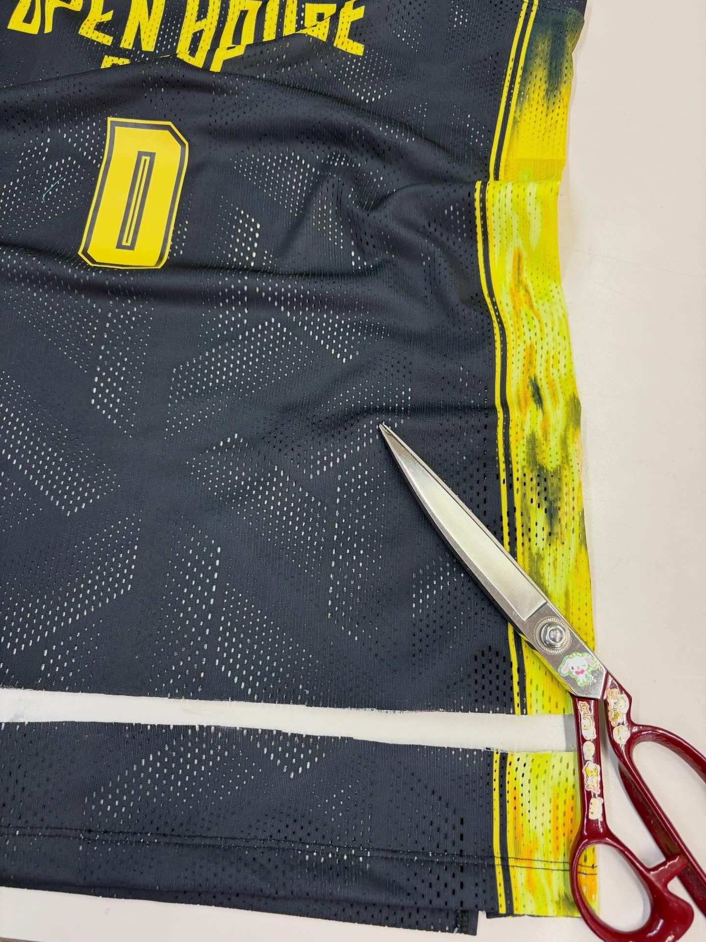 バスケユニフォーム🏀のサイズアップ✂️