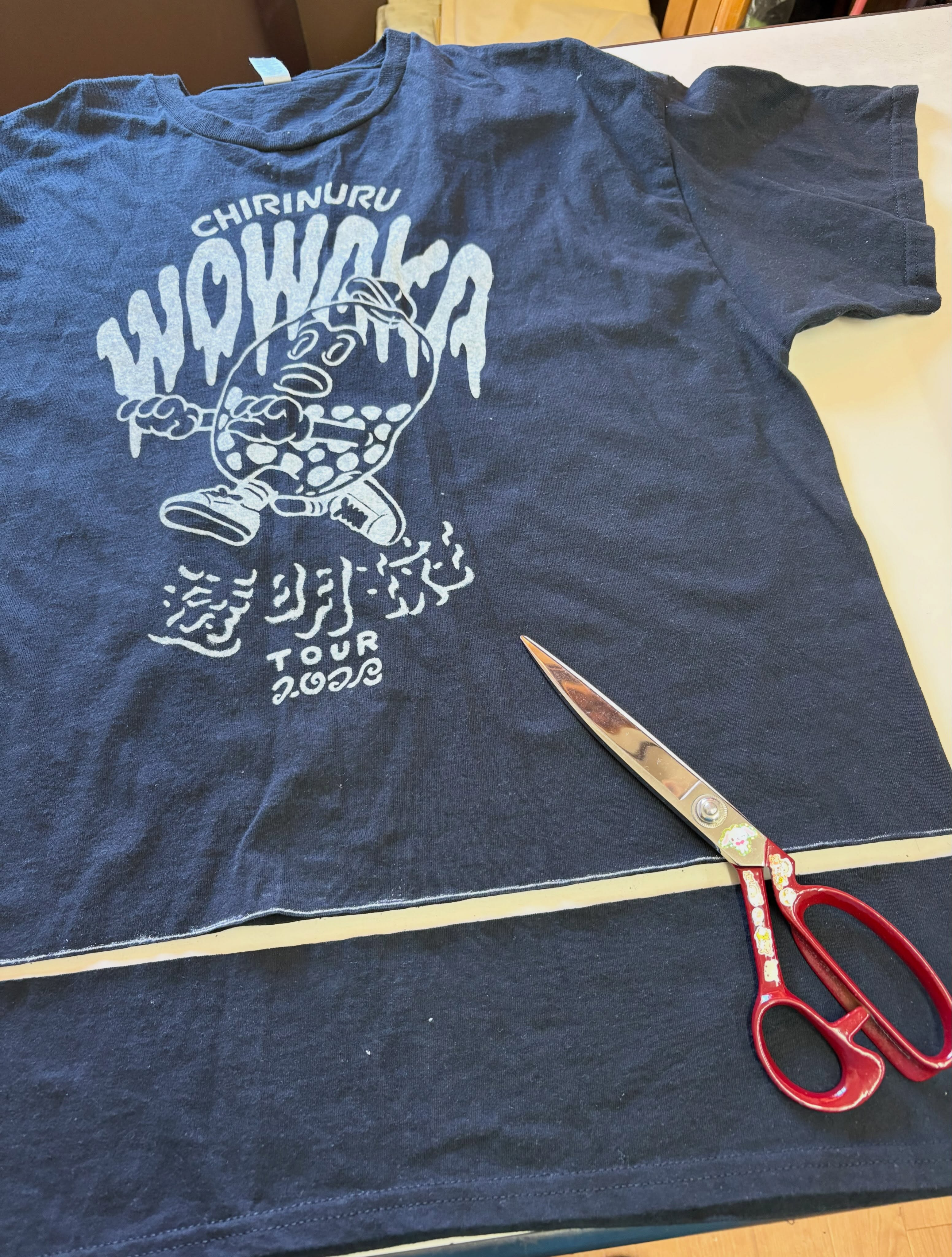 Tシャツのリメイク✂️